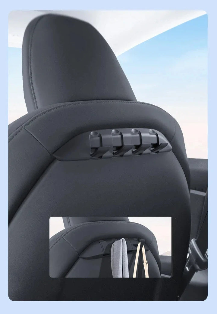 Seat Backrest Hook for Tesla Model 3/Model Y/Model 3+ Highland (2024) is available at Ludicrous EV.
