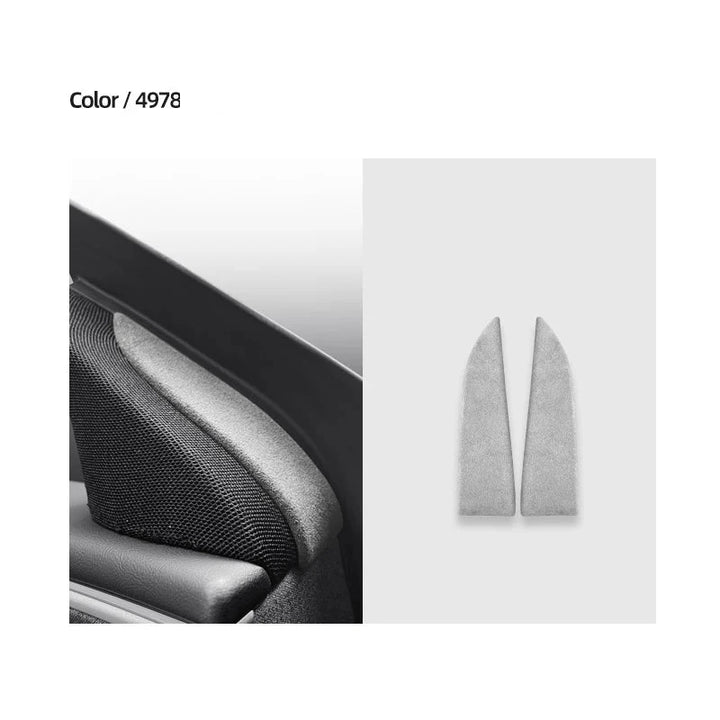 Door Window Corner Cover for Tesla Model 3 Highland (2024+) Alcantara at Ludicrous EV.
