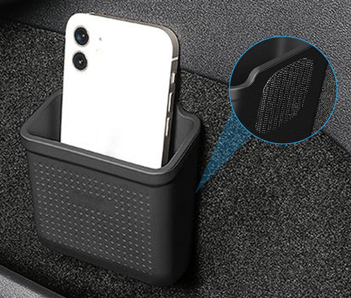 Stick-on Storage Box for Tesla Model 3/Model Y/Model S/Model X is available at Ludicrous EV.