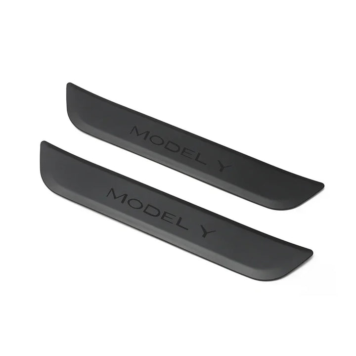 Rear Door Sill Protective Pads for Tesla Model Y 2021-2024 is available at Ludicrous EV.
