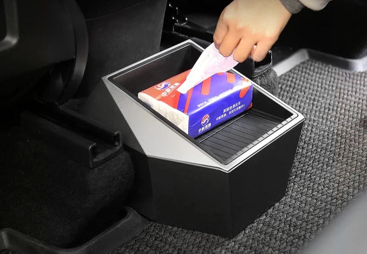 Rear Middle/Underseat Storage Box for Tesla Model Y & Cybertruck is available at Ludicrous EV.