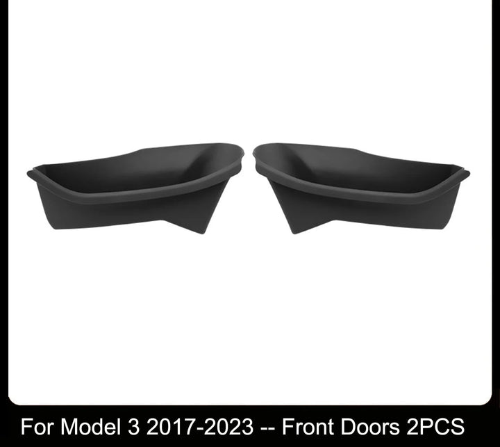 TPE Rubber Full Cover Door Slot Mats for Tesla Model 3/Y 2017-2023 is available at Ludicrous EV.