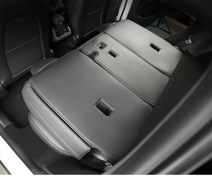 Rear Seat Anti-Kick Pad for Tesla Model 3/Model Y is available at Ludicrous EV.
