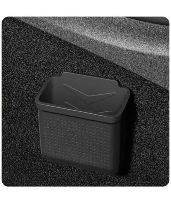 Stick-on Storage Box for Tesla Model 3/Model Y/Model S/Model X is available at Ludicrous EV.