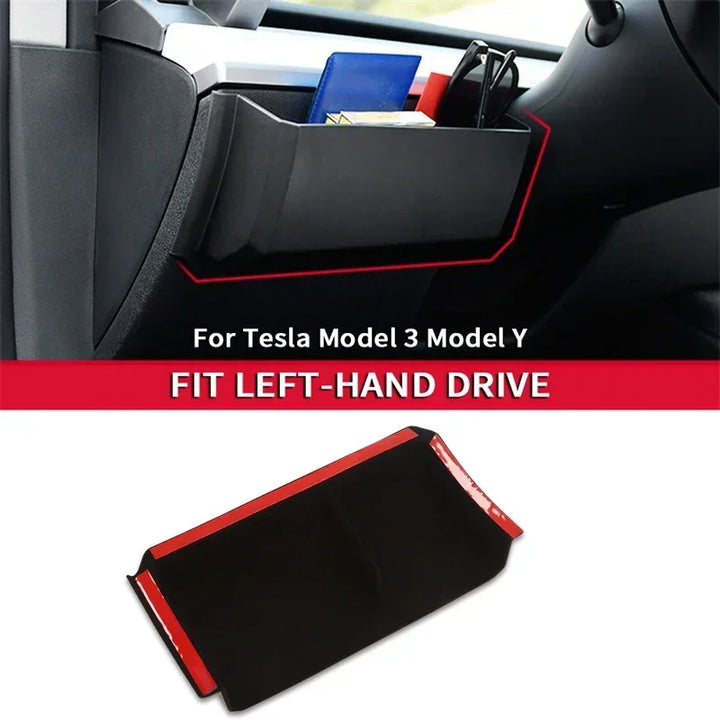 Dashboard Storage Box for Tesla Model 3/Model Y (2023) is available at Ludicrous EV.
