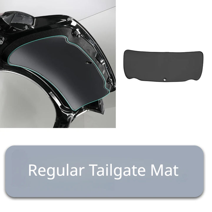 Leather Suede Anti-dirt Tailgate Protective Pad for Tesla Model Y/Model 3+ is available at Ludicrous EV.
