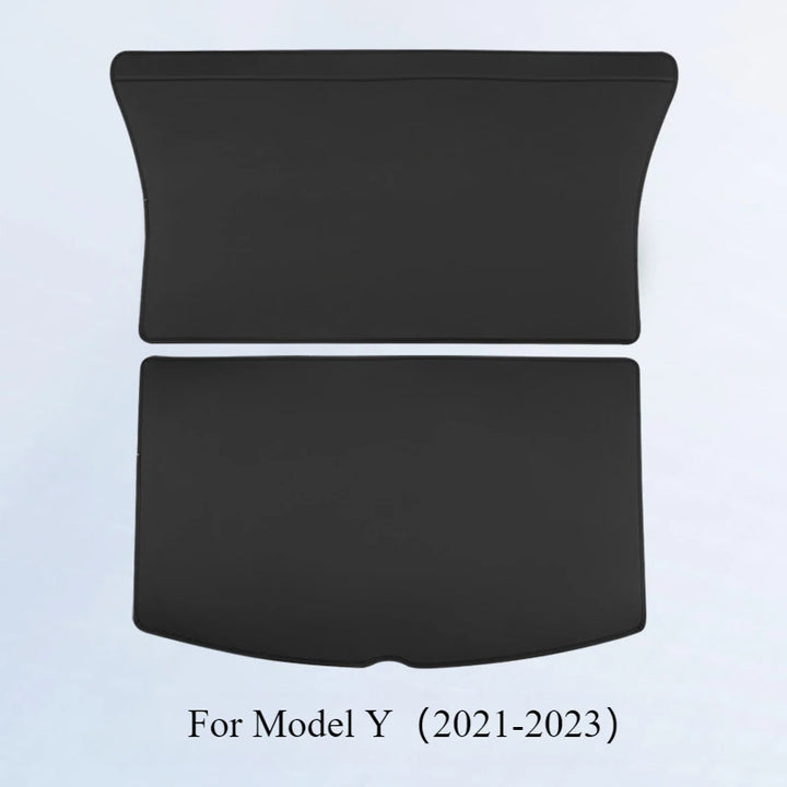 Leather Trunk Protection Pads for Tesla Model 3/Model Y (2021-2024) is available at Ludicrous EV.