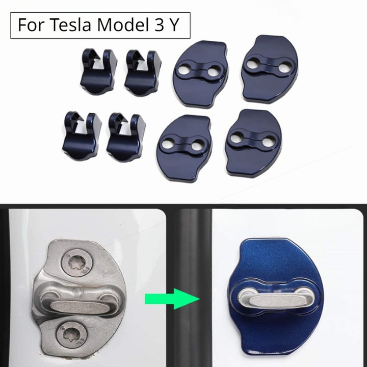 Latches & Door Stopper Protection Cap for Tesla Model 3/Model Y/Model 3+ Highland is available at Ludicrous EV.