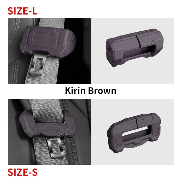 Durable Silicone Safety Belt Plug Cover Scratch-Resistant Anti-Collision Noise Reducer is available at Ludicrous EV.
