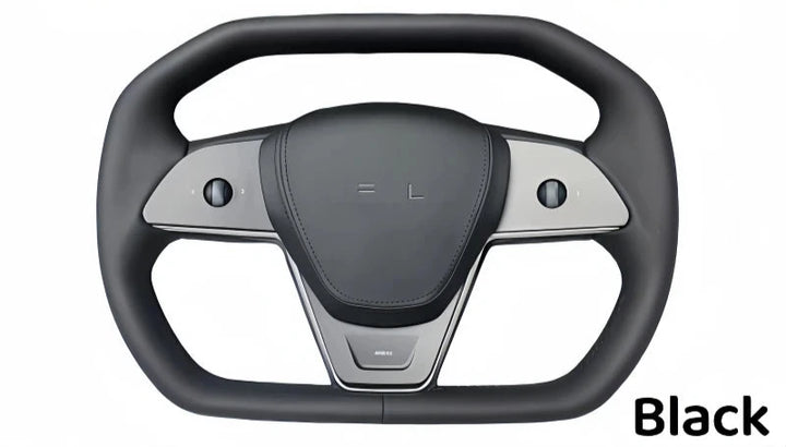 Cybertruck Style Yoke Steering Wheel for Tesla Model Y/Model 3 2019-2023 is available at Ludicrous EV.