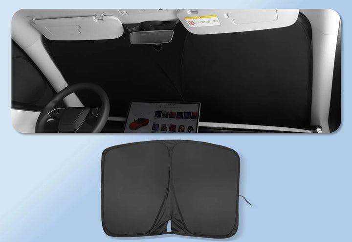 Side Window Sunshade Net & Privacy Sun Shade For Tesla Model 3/Y is available at Ludicrous EV.