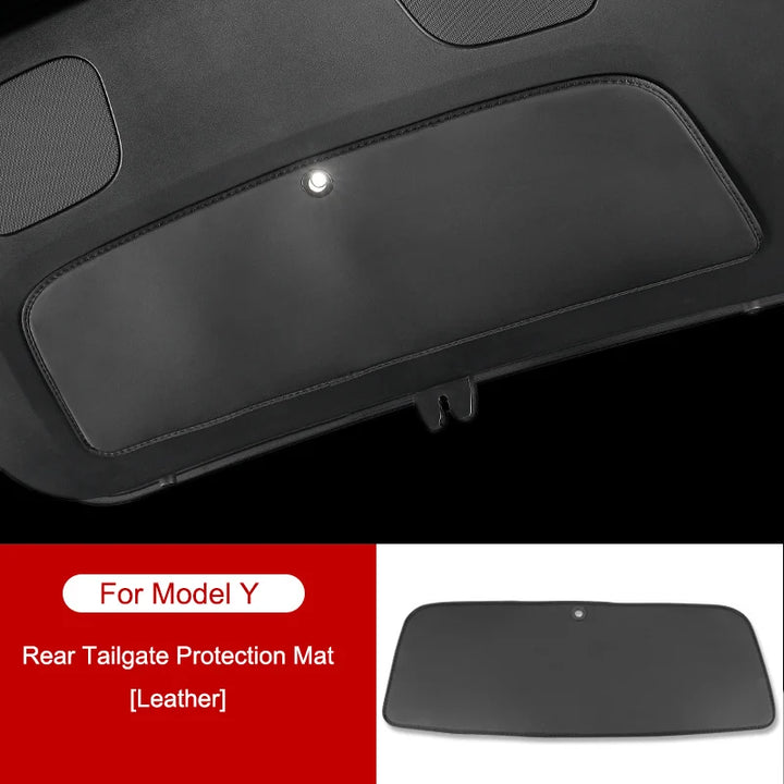 Trunk Door Rear Tailgate Protection Mat for Tesla Model Y 2021-2023 is available at Ludicrous EV.
