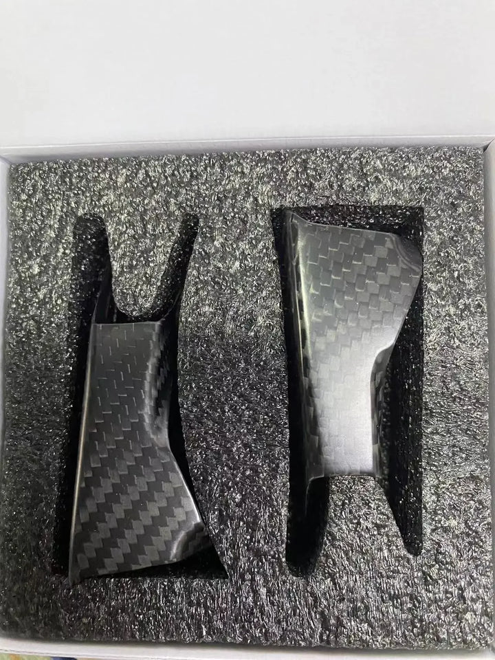 Dashboard Sticker Real Carbon Fiber Edge Trim Creative Dry Carbon Fiber Accessories for Tesla Model 3 Y 2023 is available at Ludicrous EV.