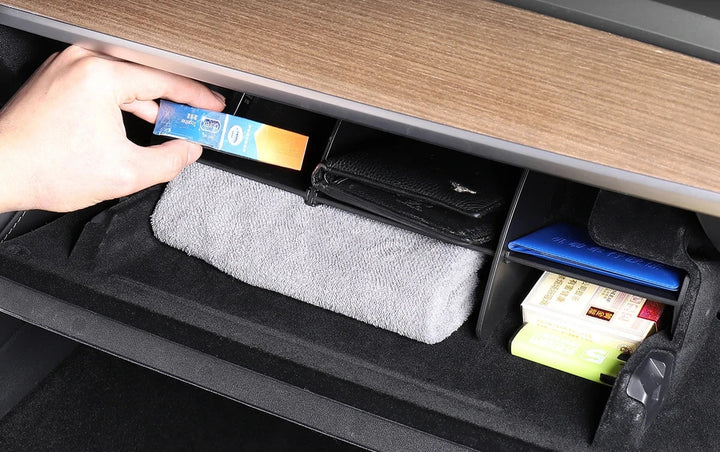 Center Console Storage Organizer Board for Tesla Model 3/Y 2020-2023 is available at Ludicrous EV.
