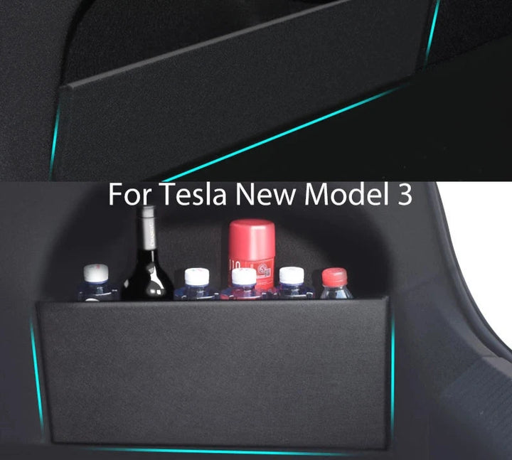 Trunk Baffle Storage Partitions for Tesla Model 3/Model Y (2017-2024) is available at Ludicrous EV.
