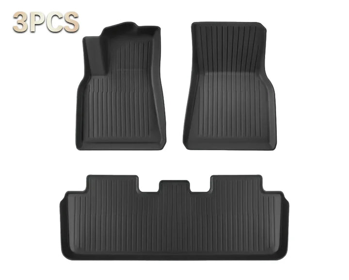 TPE Floor Mats and Trunk Liner for Tesla Model 3 Highland 2024 is available at Ludicrous EV.