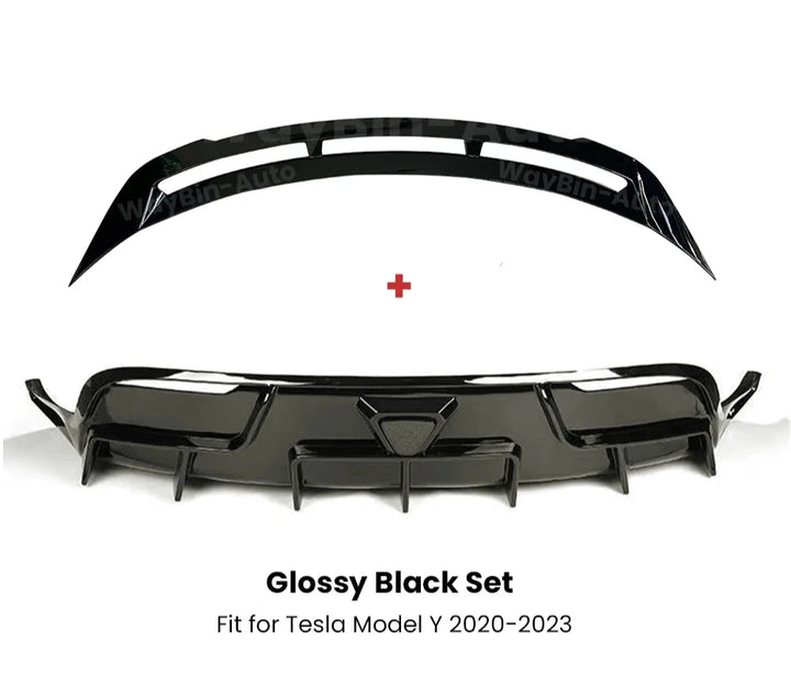 Turbo Rear Spoiler | Rear Wing Trunk Lid For Tesla Model Y 2021-2023 is available at Ludicrous EV.