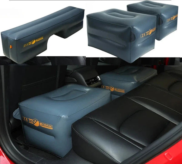 Universal Rear Seat Inflatable Car Travel Bed Air Mattress for Back Seat Gap (2017-2024) is available at Ludicrous EV.