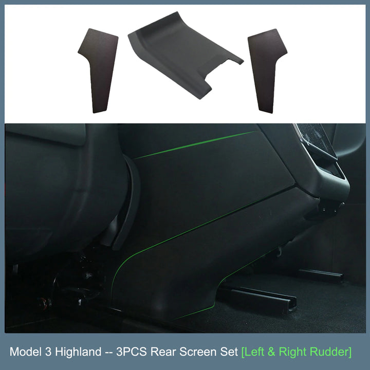 Front Rear Seat Slide Rails Protector Cover for Tesla Model Y 2021-2024 is available at Ludicrous EV.