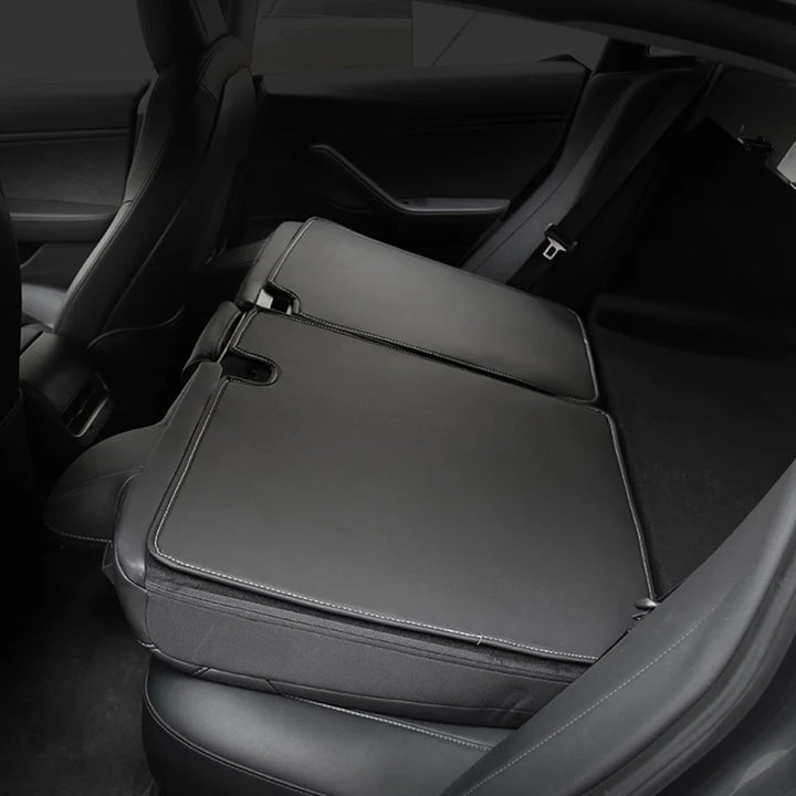 Rear Seat Anti-Kick Pad for Tesla Model 3/Model Y is available at Ludicrous EV.
