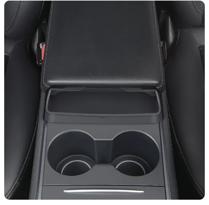 Central Control Glasses Storage Pocket for Car Interior Accessories - 2024 Tesla Model 3/Y is available at Ludicrous EV.