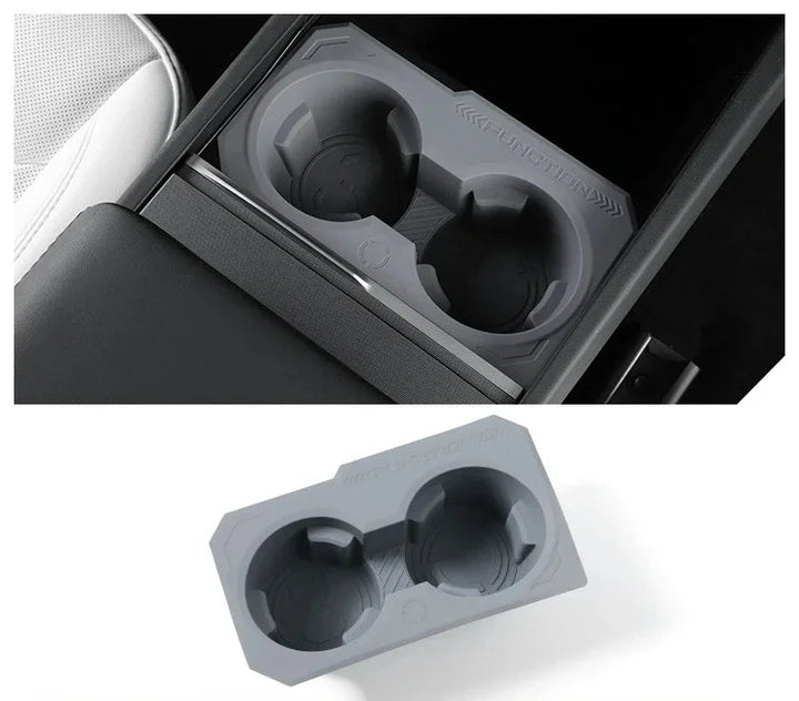 Central Control Drink Coaster Pad, Rear Seat Cup Holder Mat for Tesla Model 3 Highland 2024  is available at Ludicrous EV.
