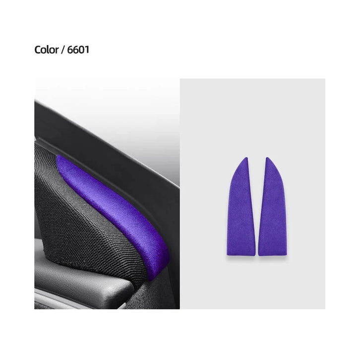 Door Window Corner Cover for Tesla Model 3 Highland (2024+) Alcantara at Ludicrous EV.
