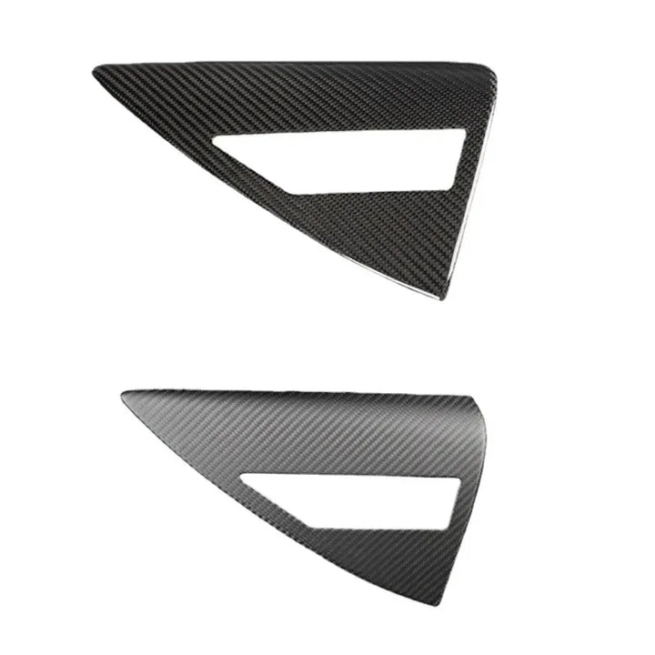 Real Carbon Fiber Charging Cover Shell for Tesla Model 3/Model Y/Model 3+ Highland 2024  is available at Ludicrous EV.