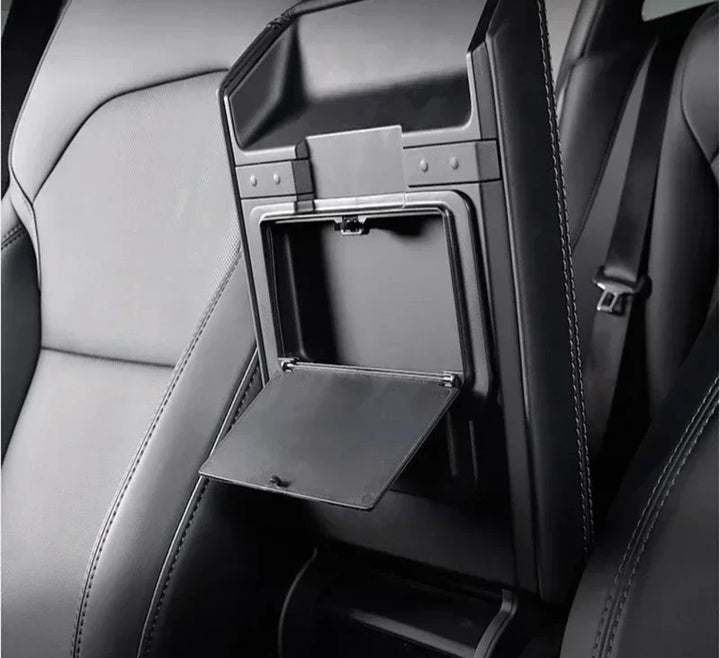 Hidden Storage Box for Tesla Model 3+ Center Console is available at Ludicrous EV.