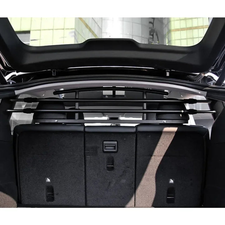 Trunk Pet Railing for Tesla Model Y (2024) is available at Ludicrous EV.