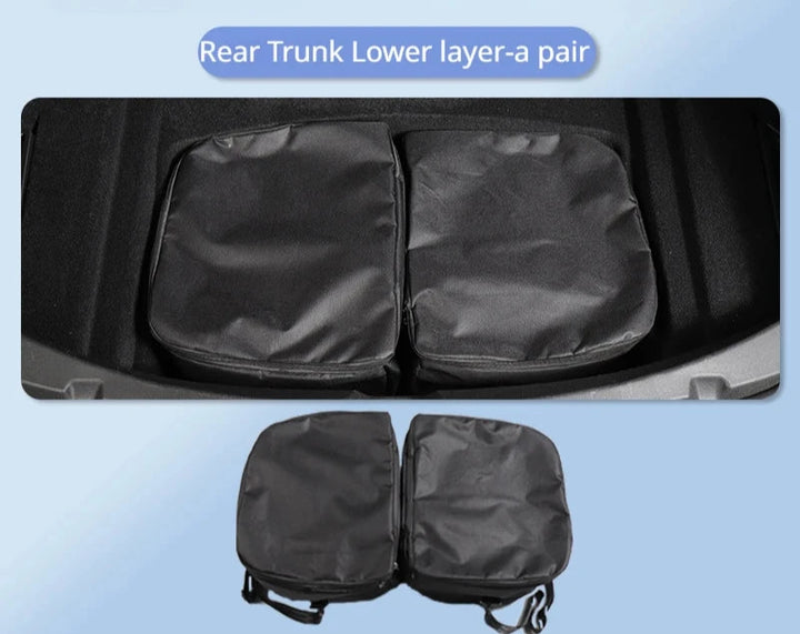 Portable Oxford Cloth Trunk Storage Bag for Tesla Model 3+ is available at Ludicrous EV.