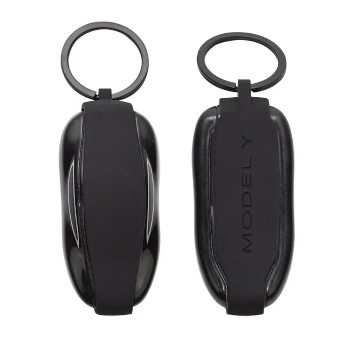 Key Fob Silicone Case with Anti-Scratch Cover & Metal Keychain for Tesla Model 3/Model Y/Model S/Model X at Ludicrous EV.