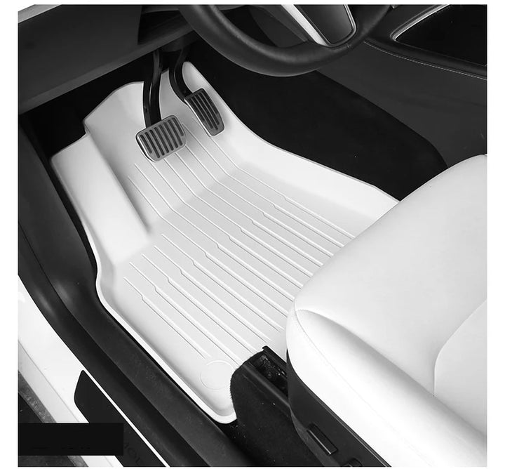 TPE Special Double-layer Carpet Floor Mats for Tesla Model 3/Y is available at Ludicrous EV.