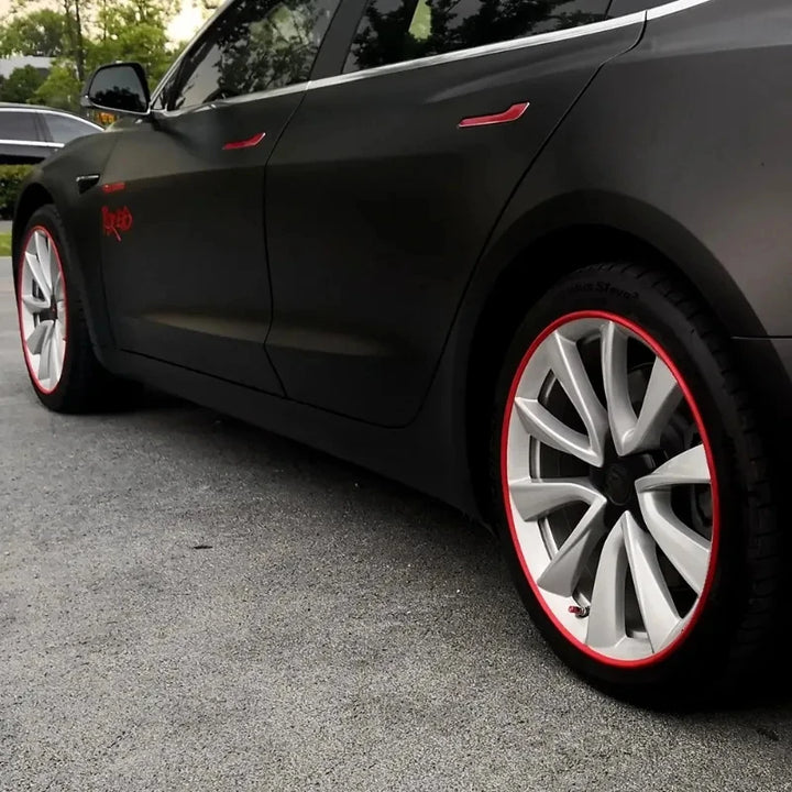 Rims Guard Strips/Wheel Hub Protection Ring for Tesla Model 3/Model Y/Model S/Model X is available at Ludicrous EV.
