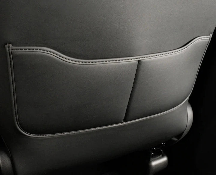 Seat Back Protector with Pocket for Tesla Model Y/3 is available at Ludicrous EV.