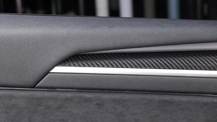 Carbon Fiber Door Trim for Tesla Model 3Y 2021-2023 Car Interior Accessories at Ludicrous EV.