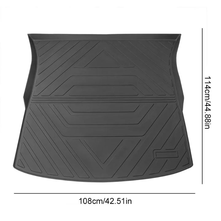 TPE Waterproof Trunk Storage Mats for Tesla Model 3/Model Y 2023 is available at Ludicrous EV.
