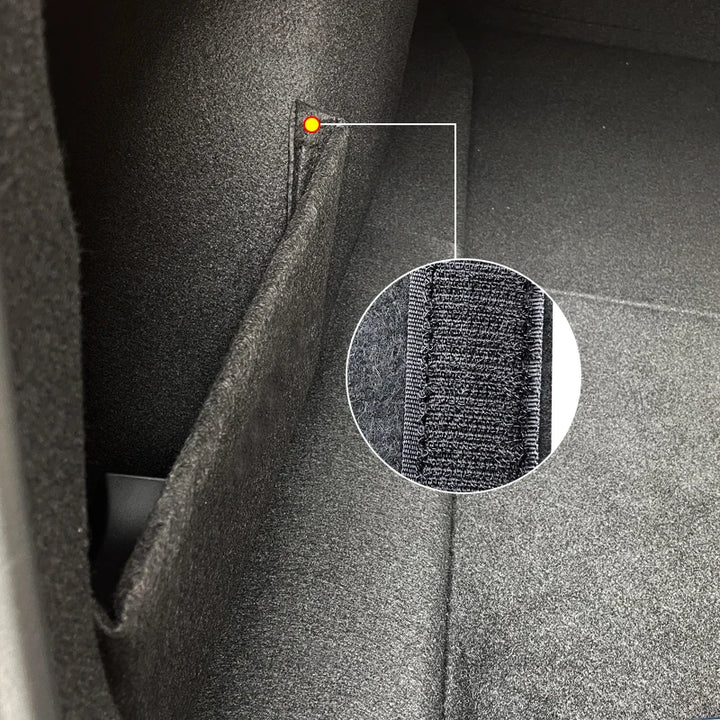 Trunk Baffle and Storage Partition for Tesla Model 3 Highland 2024 is available at Ludicrous EV.