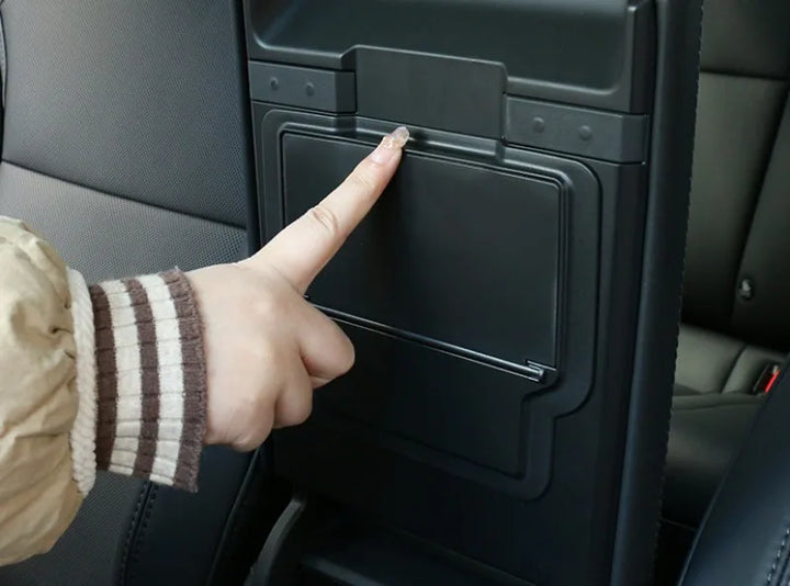 Hidden Storage Box for Tesla Model 3+ Center Console is available at Ludicrous EV.