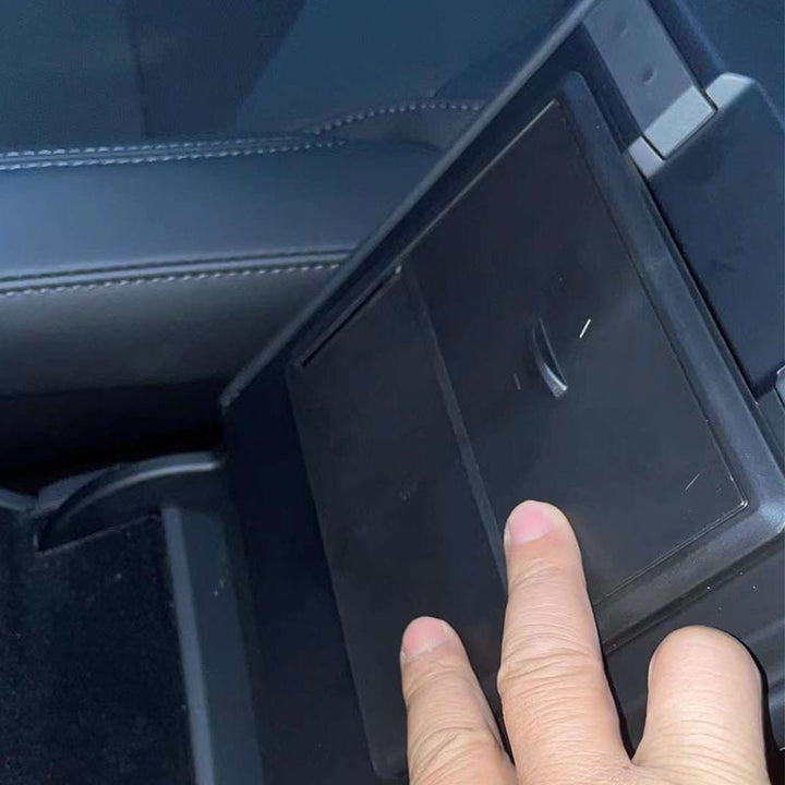 Hidden Storage Box Center Console Organizer Armrest Holder for Tesla Model 3 Highland 2024 is available at Ludicrous EV.