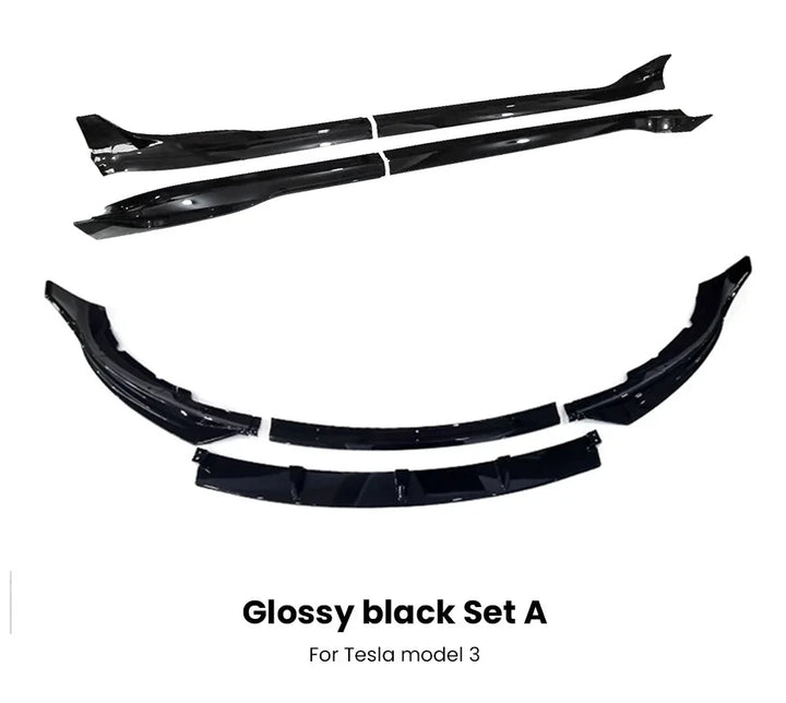 Glossy Black Body Kit for Tesla Model 3/Model Y (2017-2023) is available at Ludicrous EV.