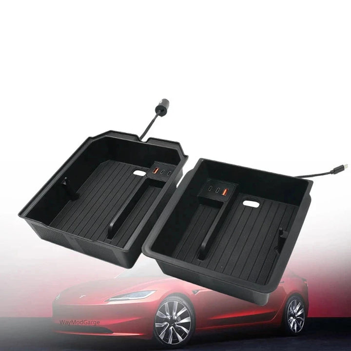 Versatile Storage Box Expansion Dock for Tesla Model 3