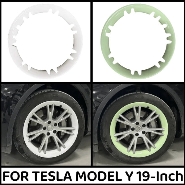 4Pcs 19" Wheel Hub Protection Patches for Tesla Model Y 2018-2024 is available at Ludicrous EV.
