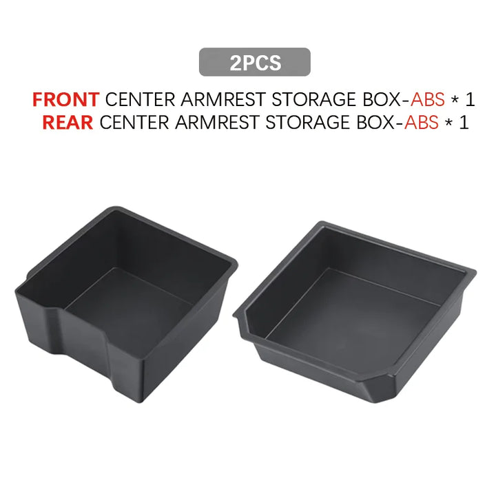 ABS Flock Center Console Organizer for Tesla Model 3/Y 2016-2024 is available at Ludicrous EV.