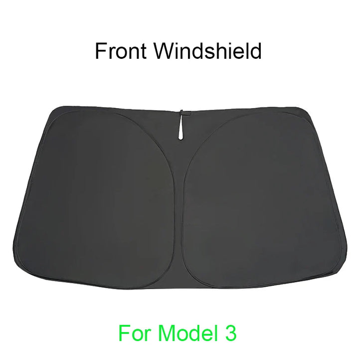 Privacy Sun Shade for Tesla Model 3 Y Custom-Fit Car Side Window Sunshade Blind Shading for Camping Hiking Rest Accessories is available at Ludicrous EV.