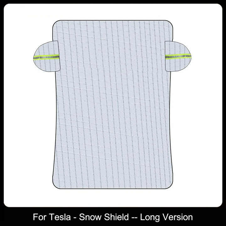 Snow Shield Front Windshield Sunroof Frost Snow Cover for Tesla Model 3/Y is available at Ludicrous EV.
