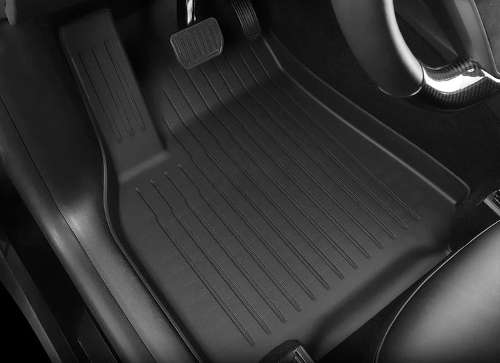 Foot Pad & Trunk Mat Set TPE Waterproof for Tesla Model 3/Y at Ludicrous EV.