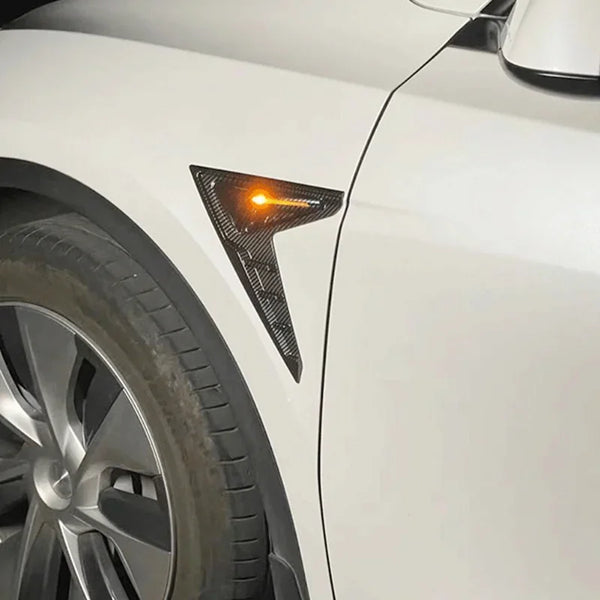 Fender Flanks Wing Blade/Car Side Camera Cover for Tesla Model 3/Model Y is available at Ludicrous EV.