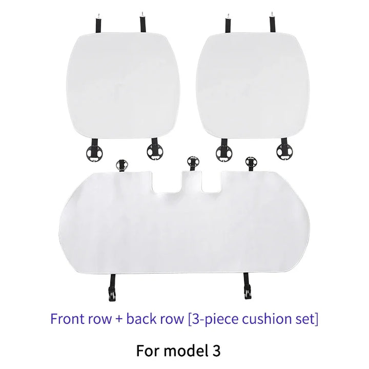 Anti-Dirt/Non-Slip Flannel Seat Cover Cushion for Tesla Model 3/Model Y is available at Ludicrous EV.
