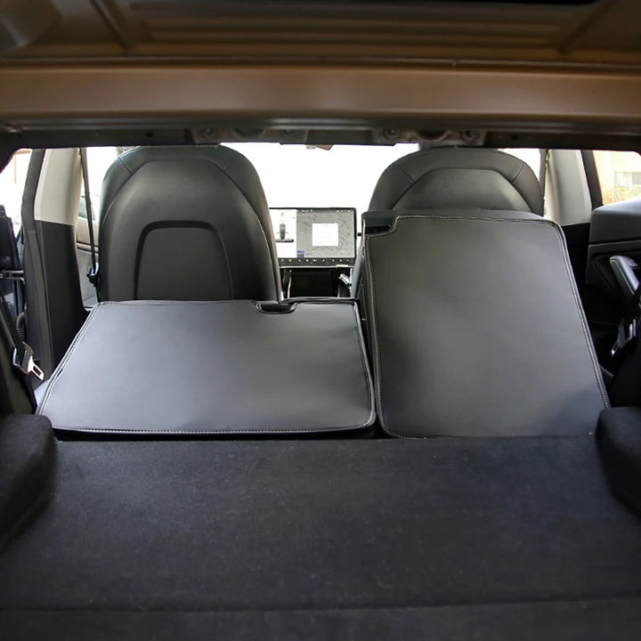 Rear Seat Anti-Kick Pad for Tesla Model 3/Model Y is available at Ludicrous EV.
